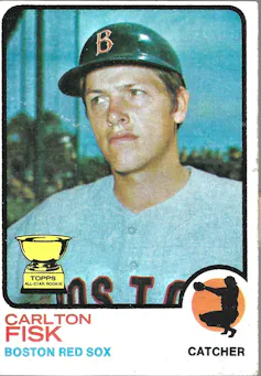 Baseball card with color photo of a young man wearing a baseball helmet with a