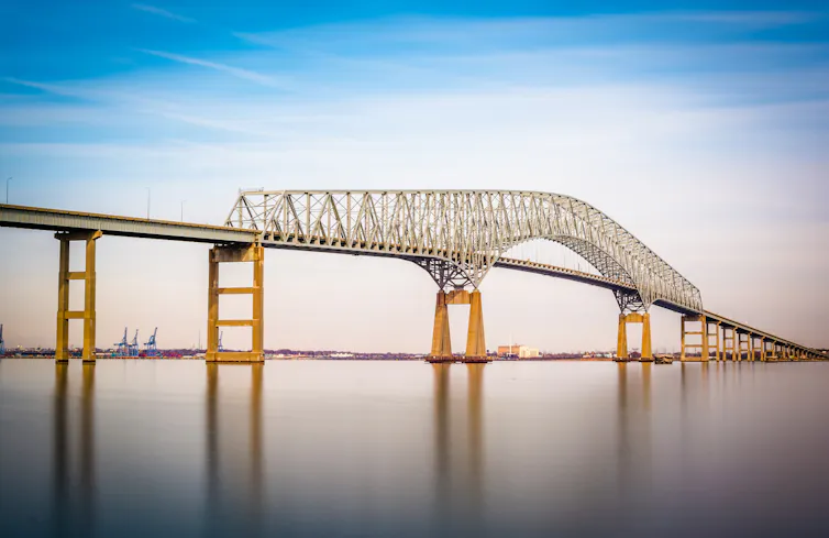 Francis Scott Key Bridge in Baltimore.