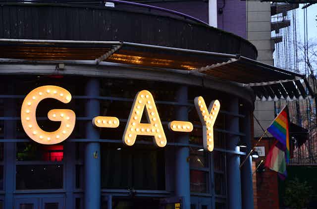 The outside of G-A-Y nightclub in Mancherster.