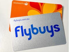 a flybuys card and an everyday rewards card