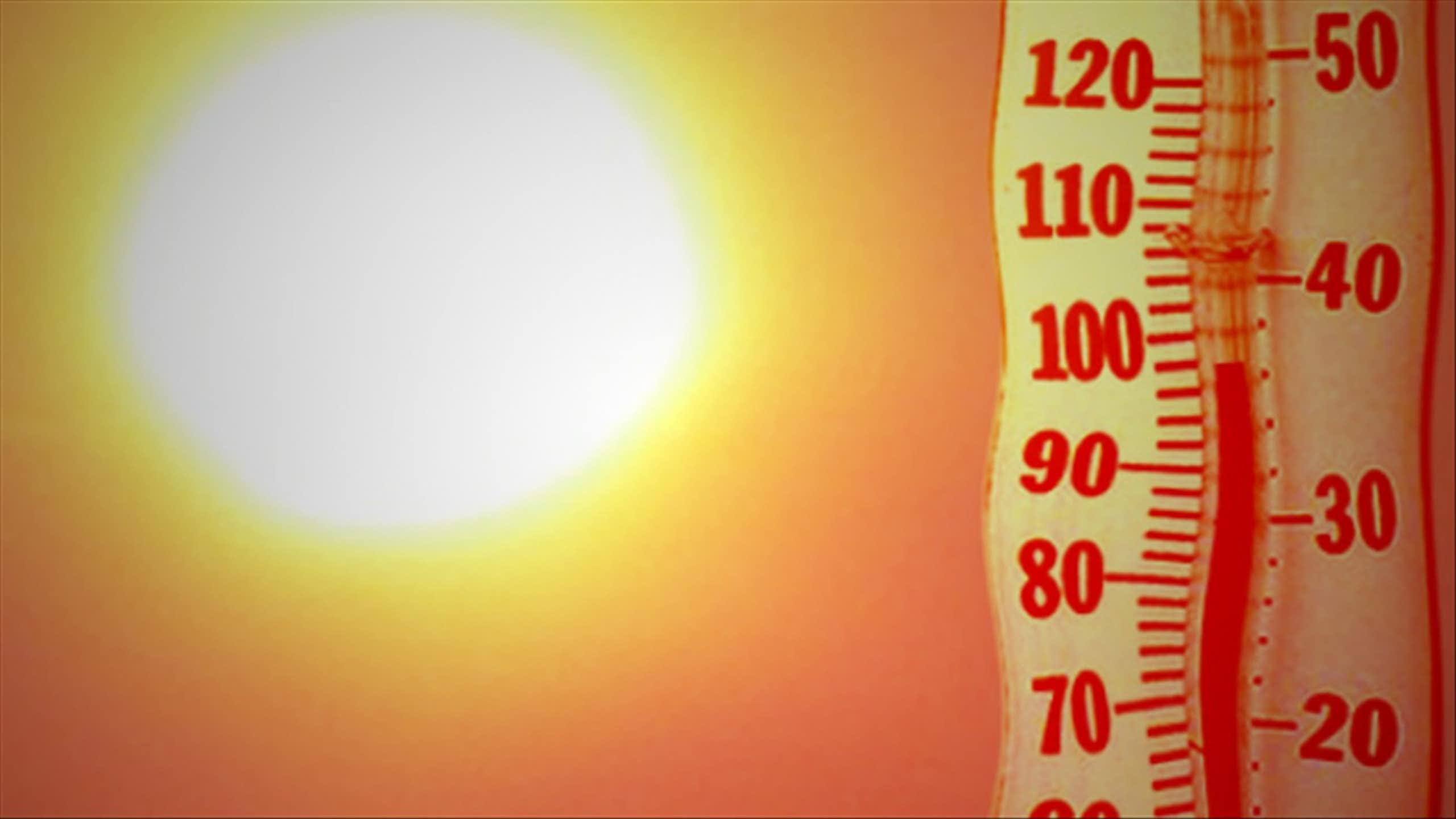 Scorching sun and a melting thermometer 