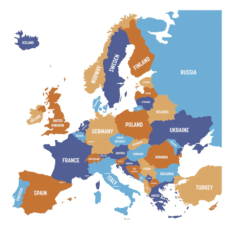 A map of Europe