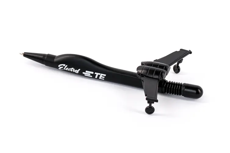 A pen designed to look like a military drone.