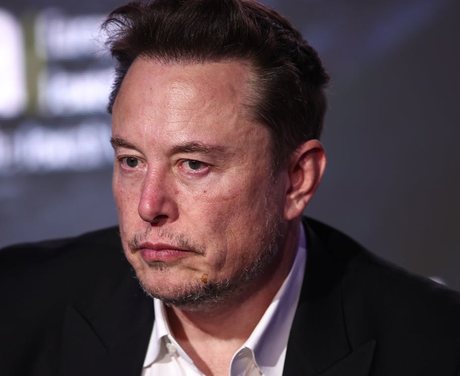 Elon Musk looking glum