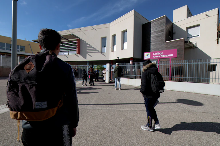 Vue du collège Arthur-Rimbaud de Montpellier