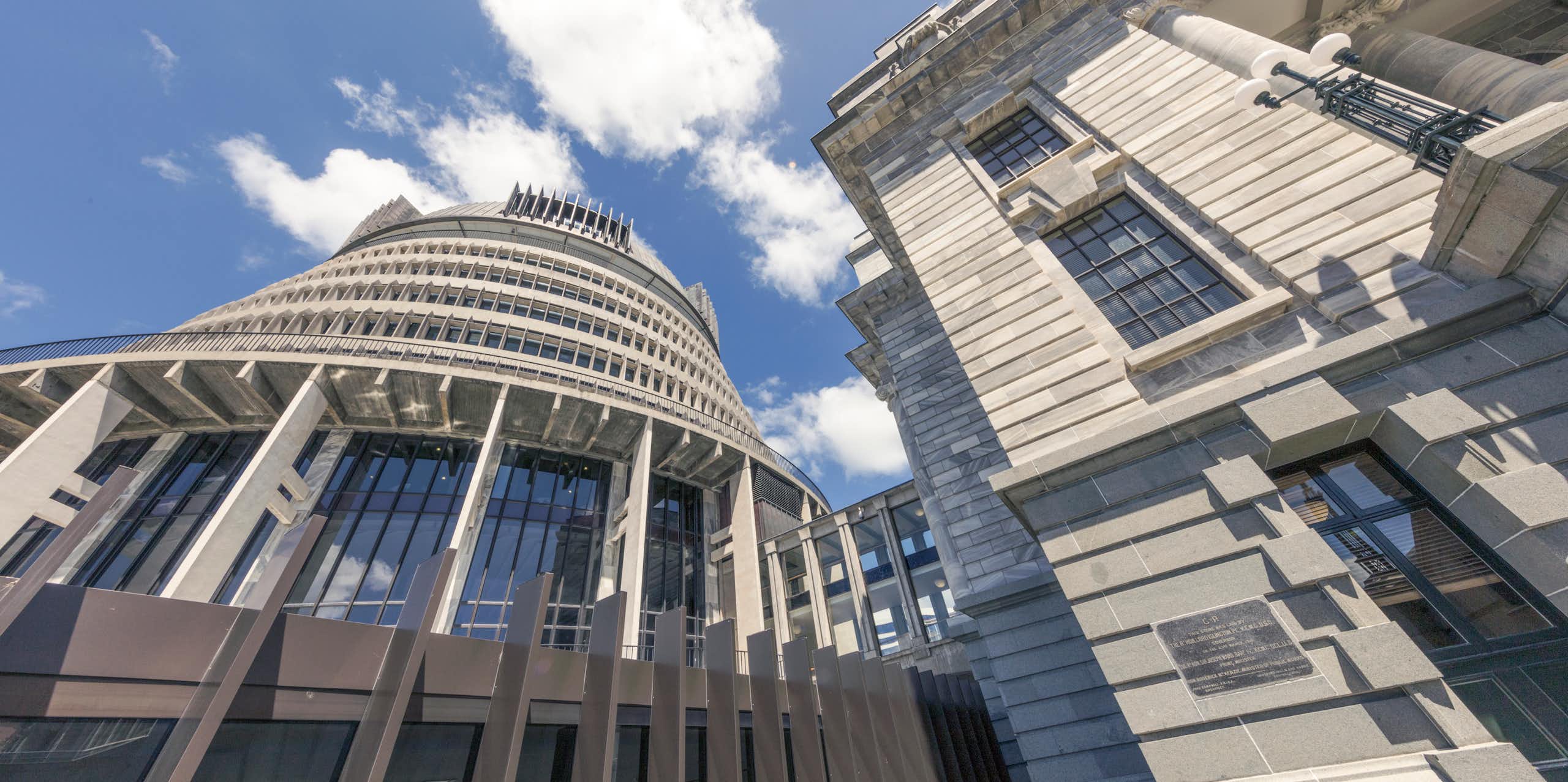 NZ parliament buildings