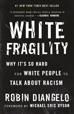 Book cover for white fragility