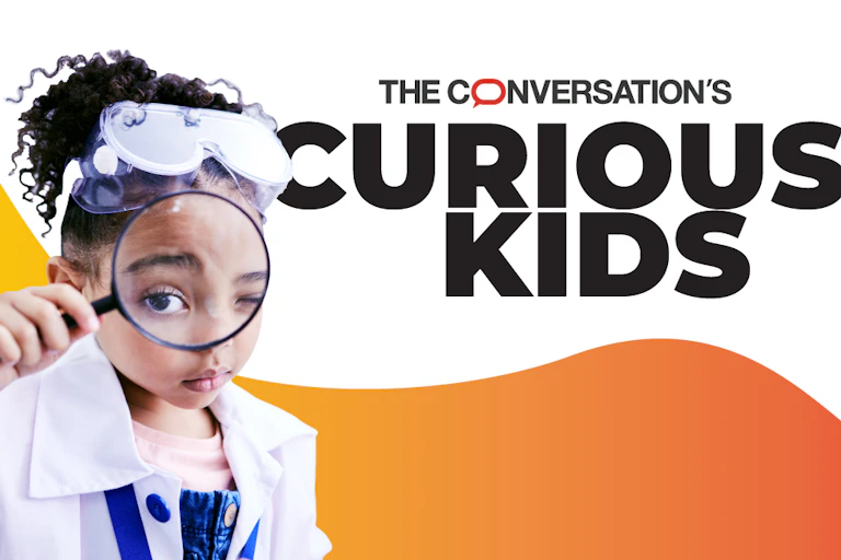 Banner for The Conversation's Curious Kids podcast