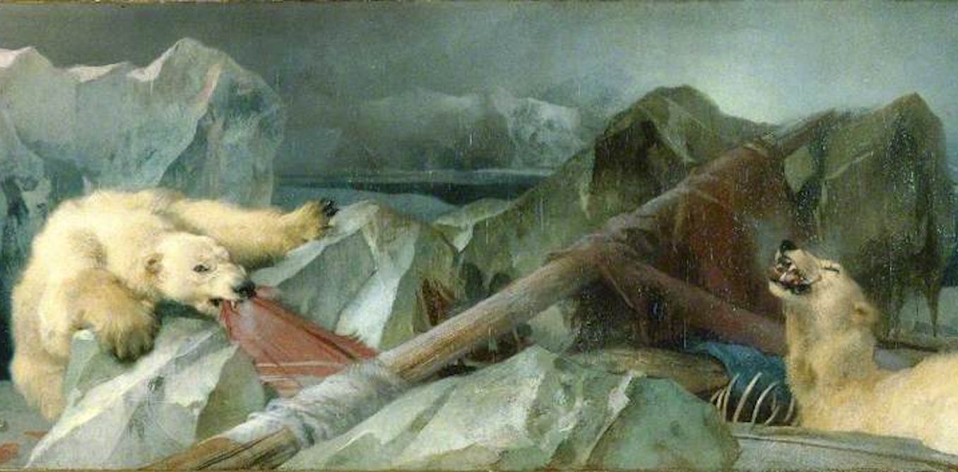 The Haunted Painting Of Fabled Franklin Ship Discovered In The