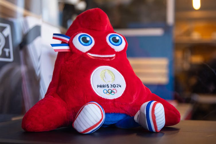 Olympic mascot toy.