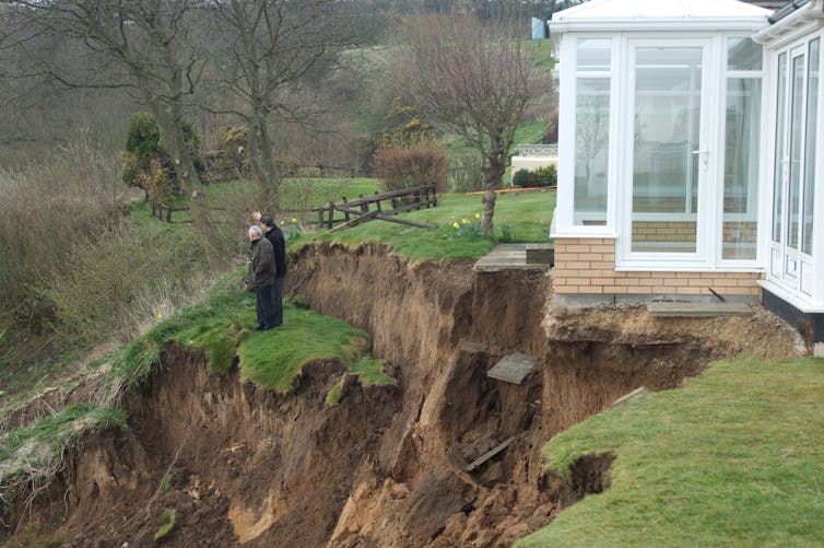 House on edge of cliff