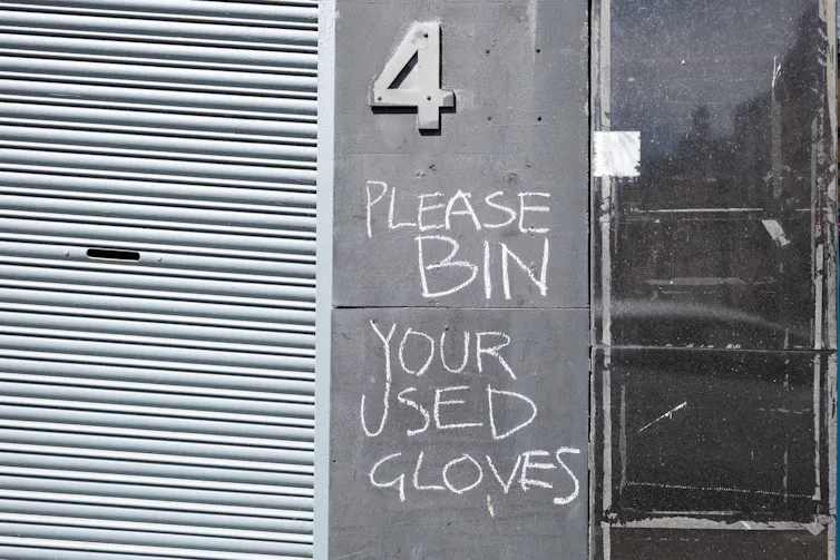 Graffiti on a wall.