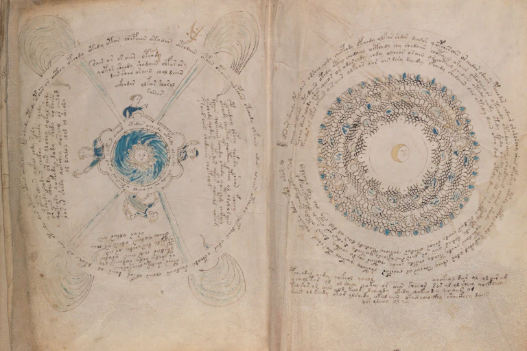 Pages from the Voynich manuscript