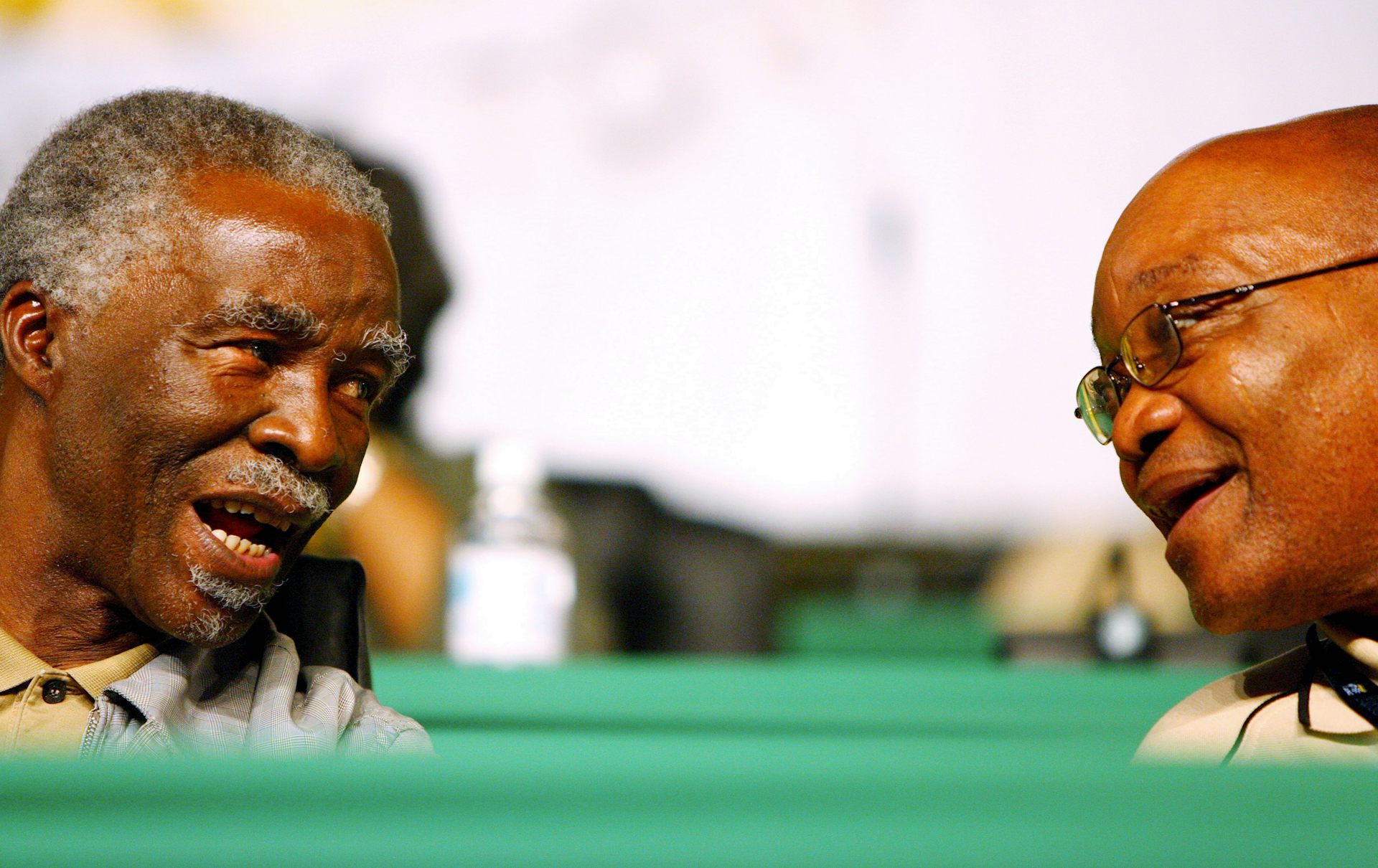 Thabo Mbeki and Jacob Zuma