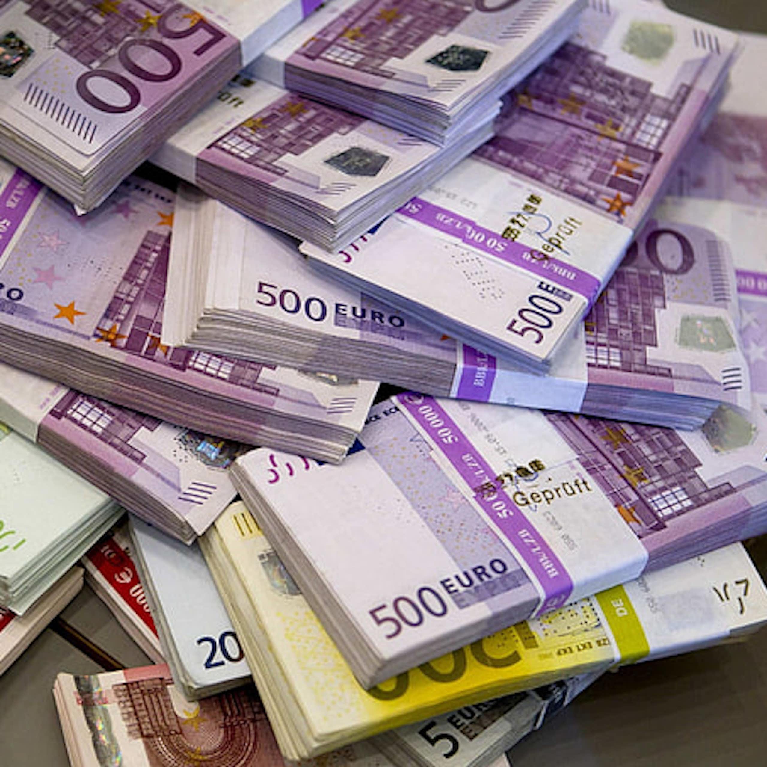 Grooses coupures d'euros