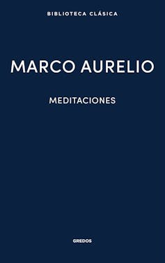 Portada de una de las ediciones en español de las _Meditaciones_ de Marco Aurelio.