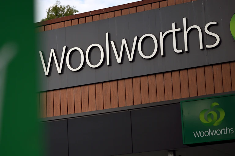 Woolworths storefront signage
