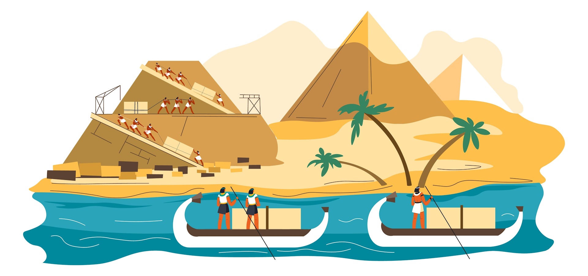 ¿Cómo construyeron los egipcios las pirámides sin apenas tecnología?