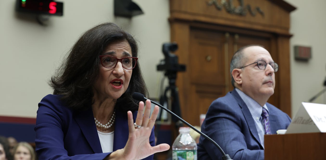 Columbia president holds her own under congressional grilling over campus antisemitism that felled the leaders of Harvard and Penn
