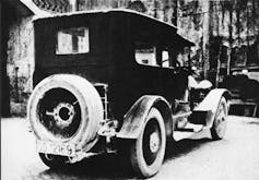 An old Italian Lancia car