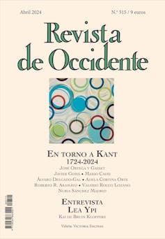 Número especial de la _Revista de Occidente_ dedicado a Kant.