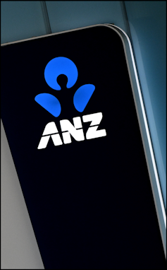 Sign that says ANZ Bank.