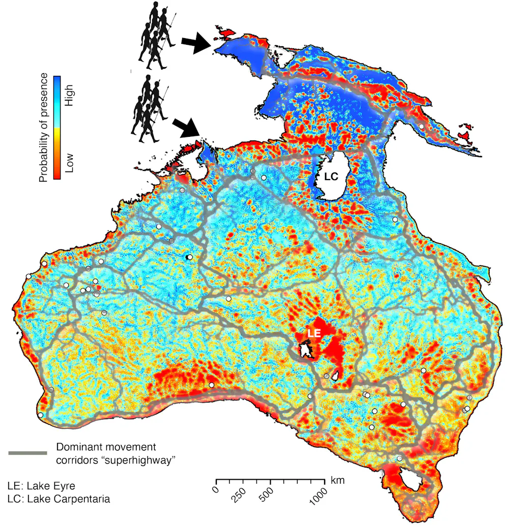 We reconstructed landscapes that greeted the first humans in Australia ...