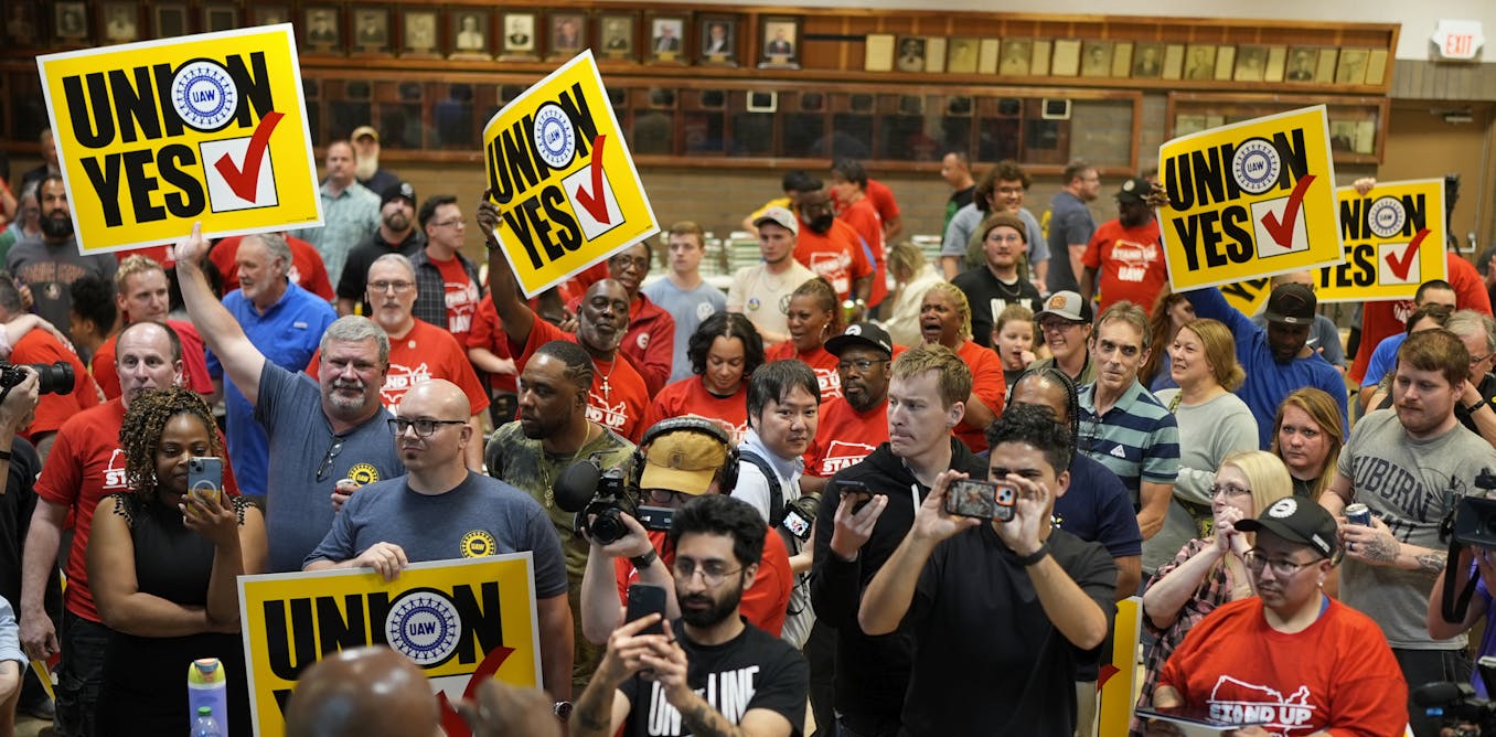 UAW wins big at Volkswagen in Tennessee – becoming the first foreign-owned factory in the American South to unionize