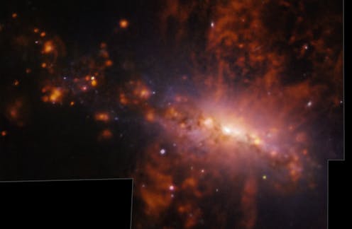 We mapped a massive explosion in space, showing how galaxies ‘pollute’ the cosmos