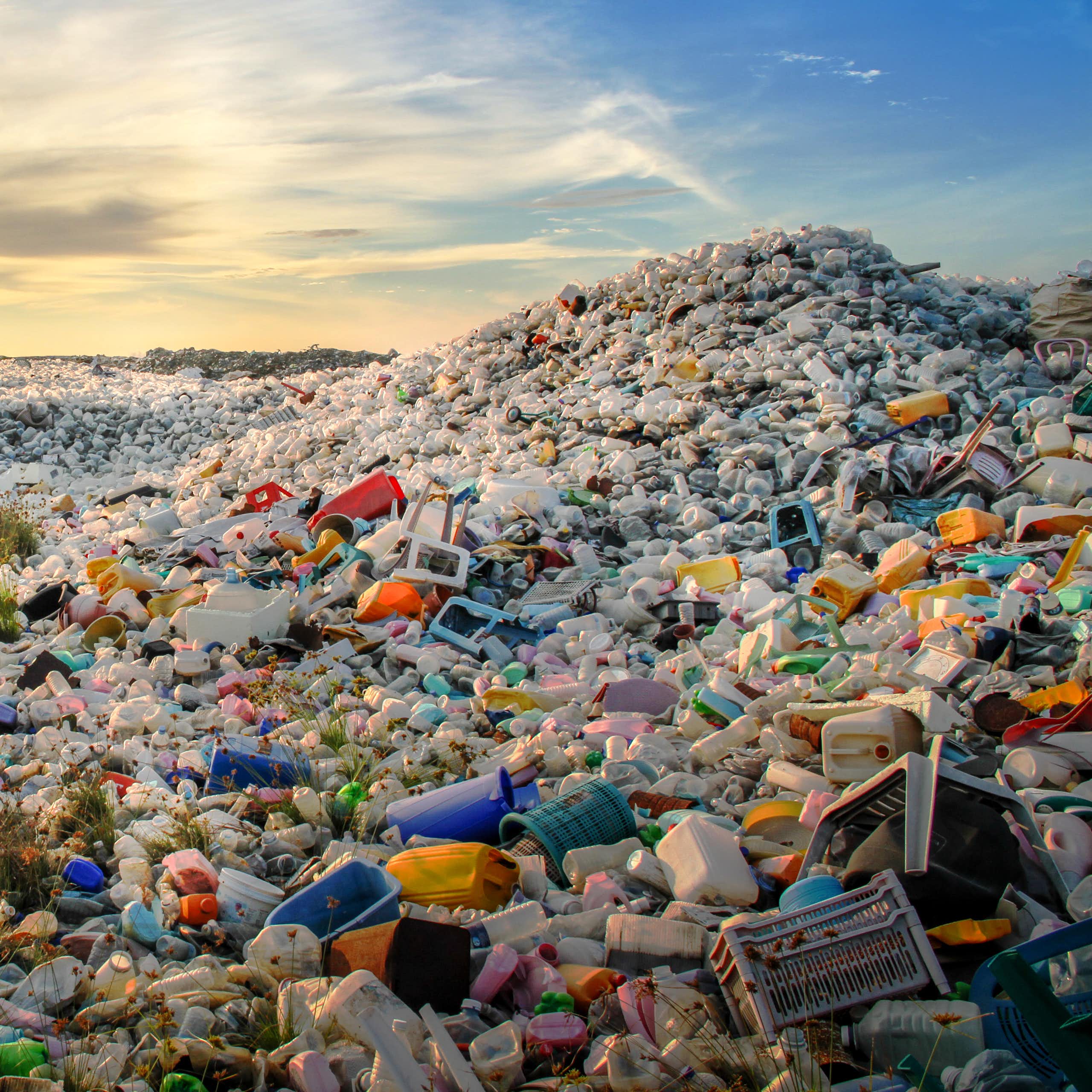plastic waste landfill
