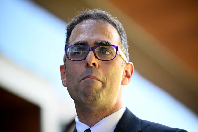 NSW Treasurer Daniel Mookhey speaks to media