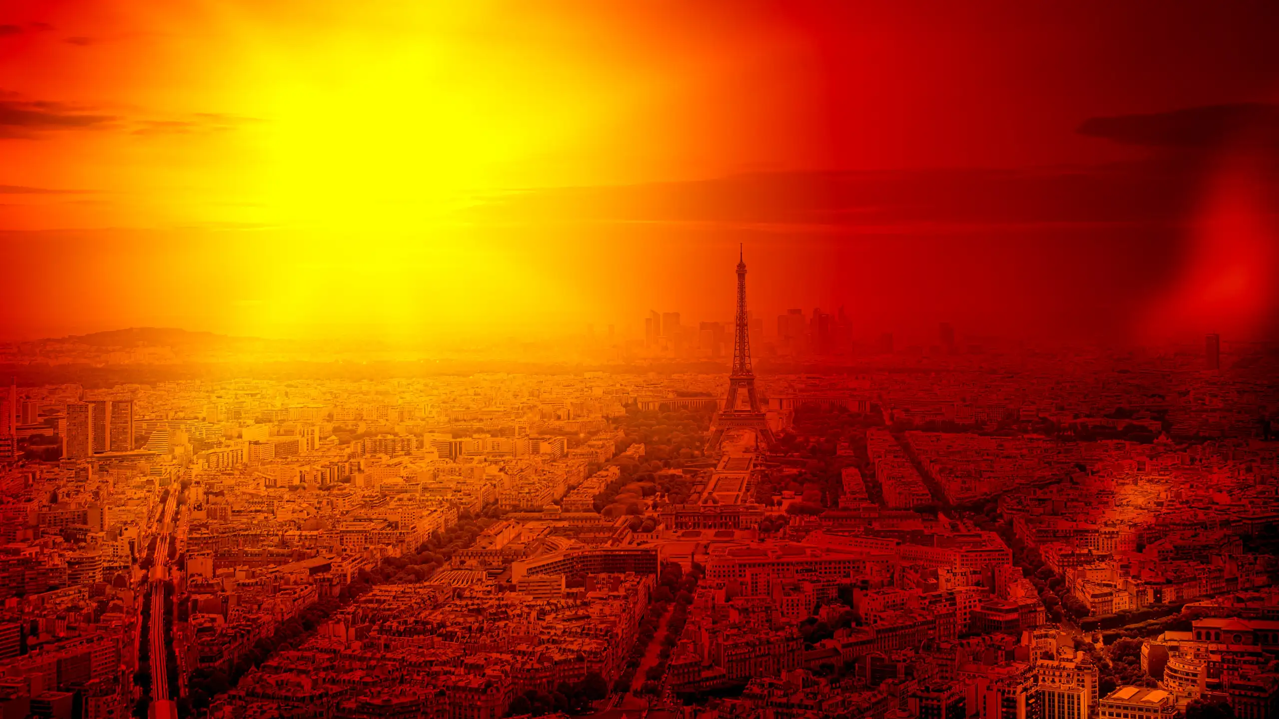 Image de Paris sous la canicule