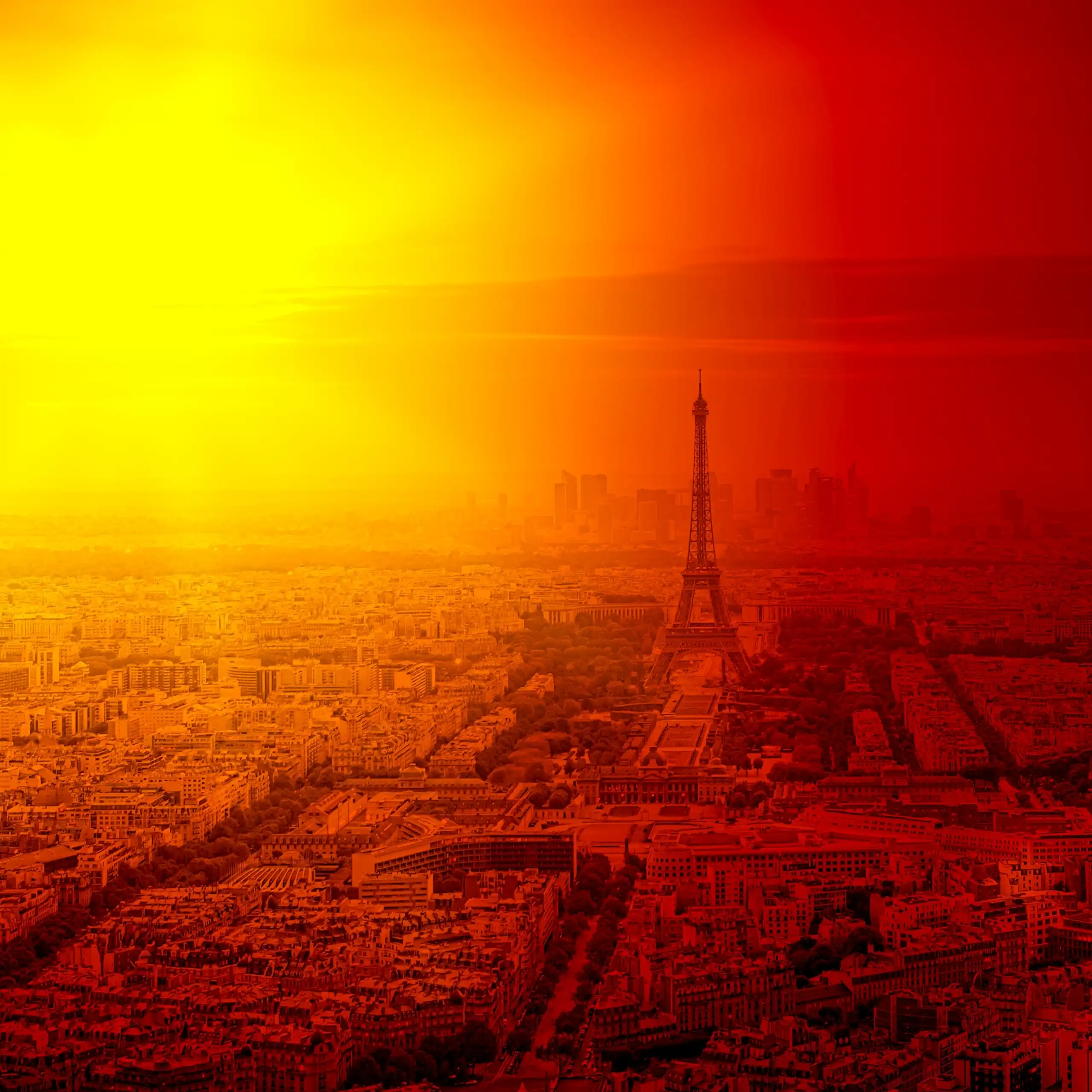Image de Paris sous la canicule