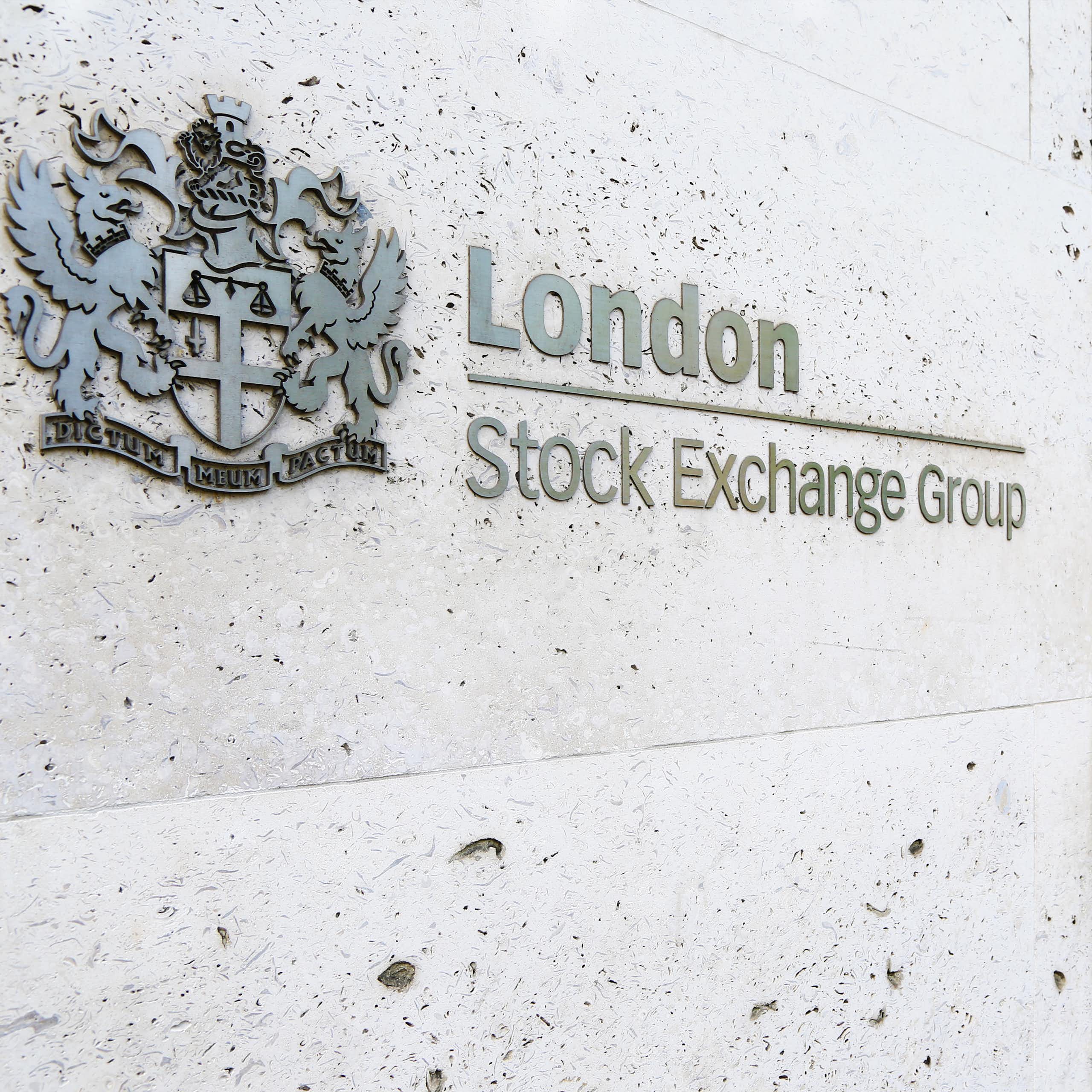 Entrance to the London Stock Exchange