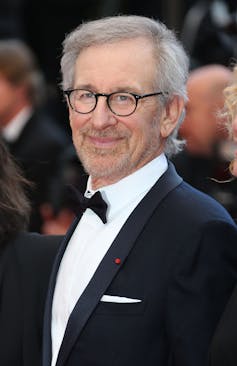Steven Spielberg in a tuxedo