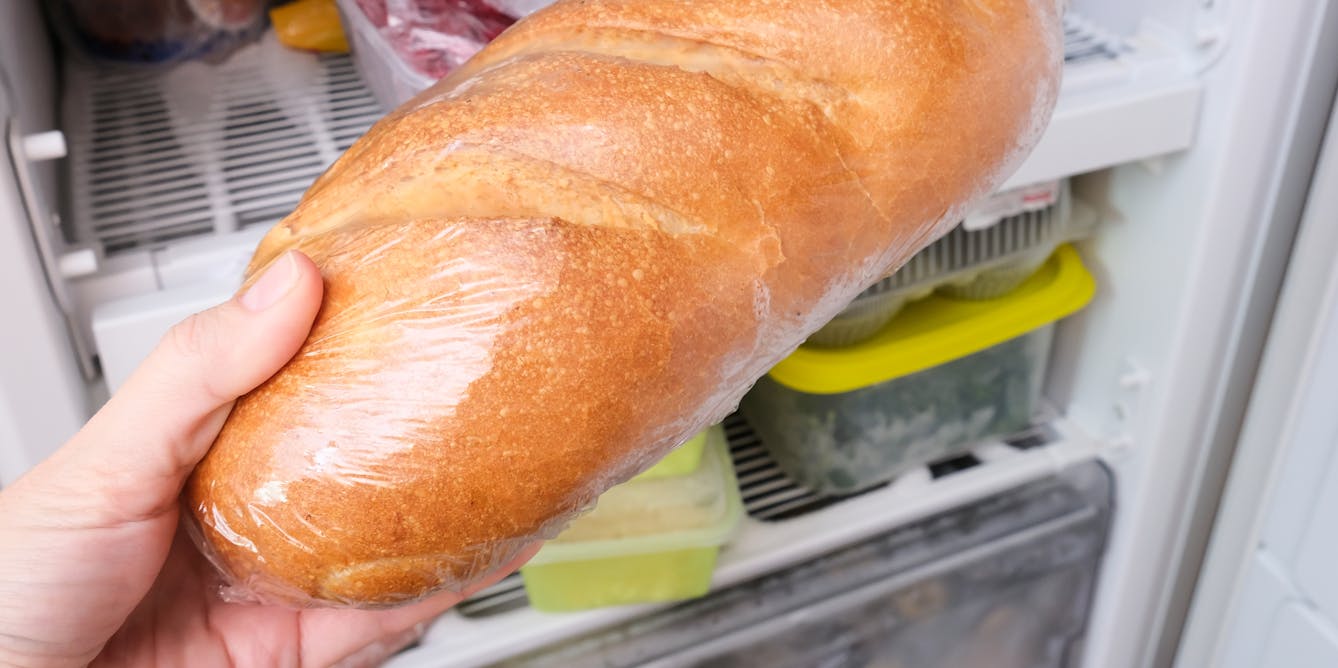 Several recent TikToks have claimed that freezing bread actually makes it healthier. Some of these mention there’s research which backs up the claim
