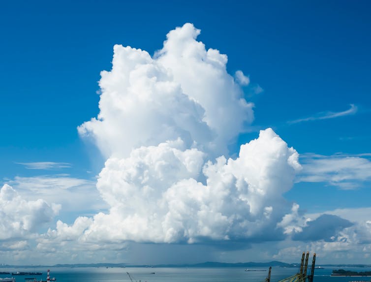 A cumulonimbus cloud.