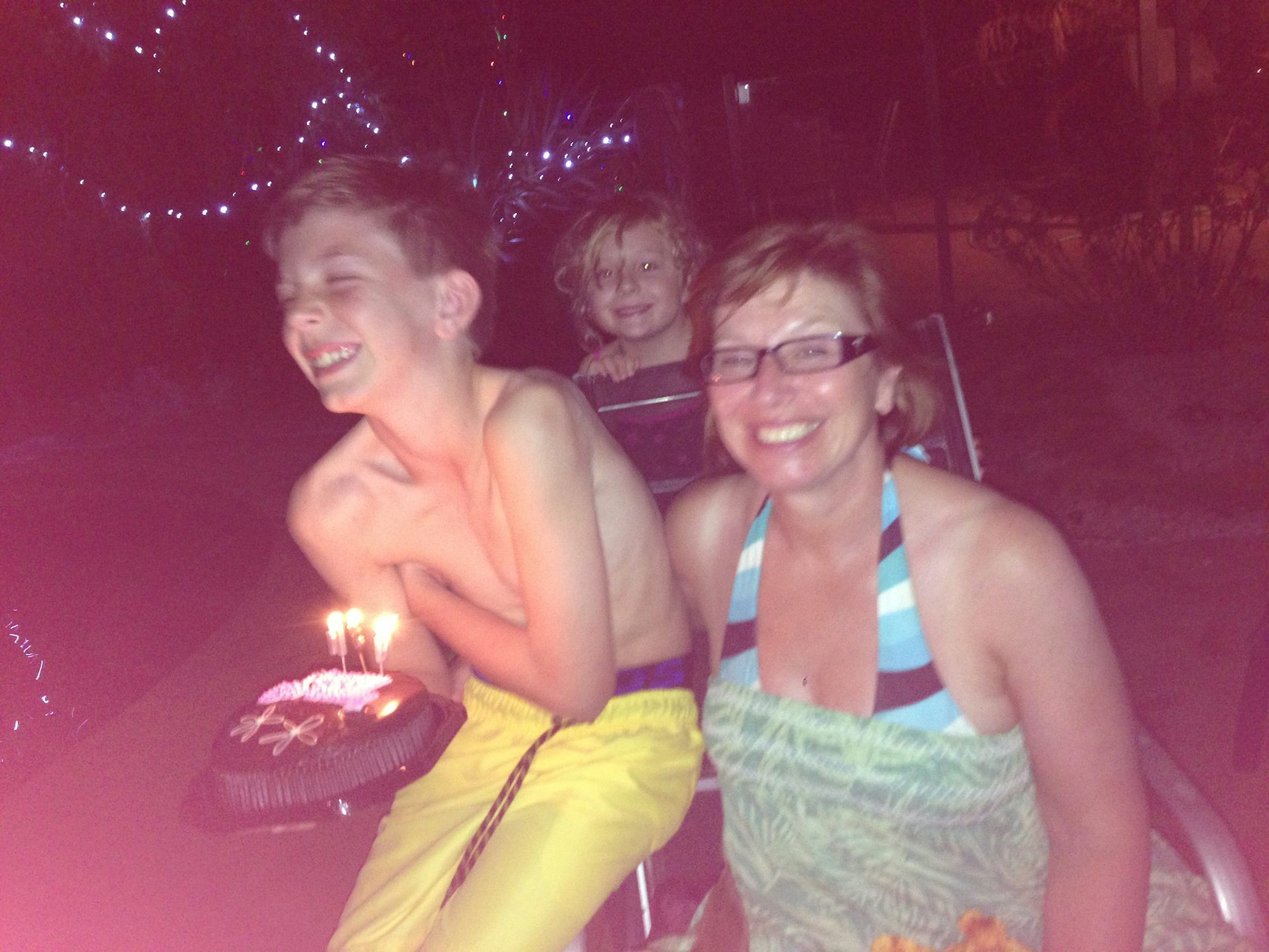 The last photo of Rose Batty with her son Luke.