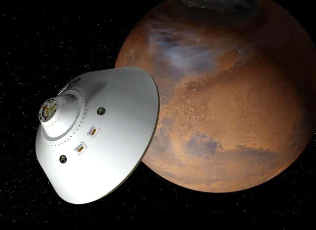 Mars sample return illustration