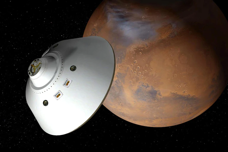Mars sample return illustration