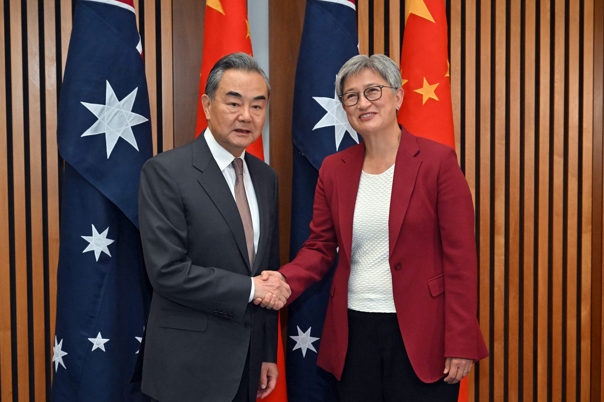 Chinese Foreign Minister Wang Yi's visit to Canberra.