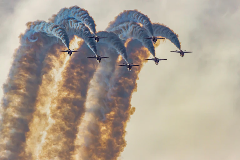 Red Arrows display