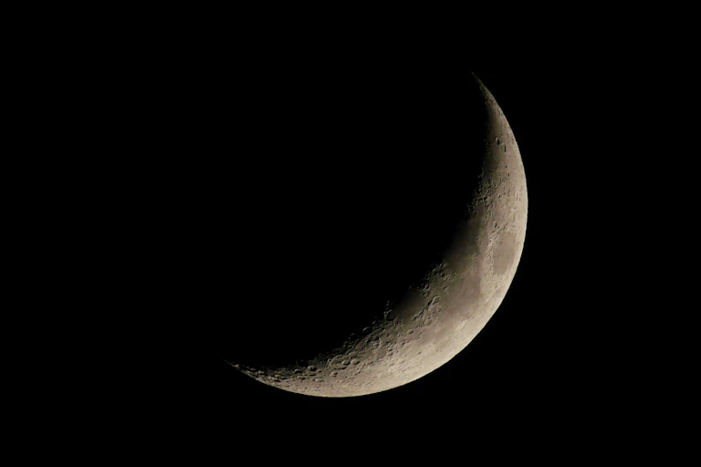 Photographie de la Lune.