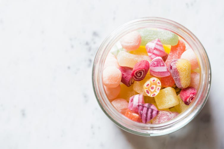 Lollies in a jar