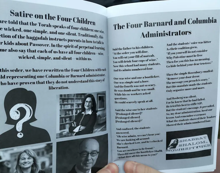 Seder Haggadah - Satire on the Four Children/Administrators