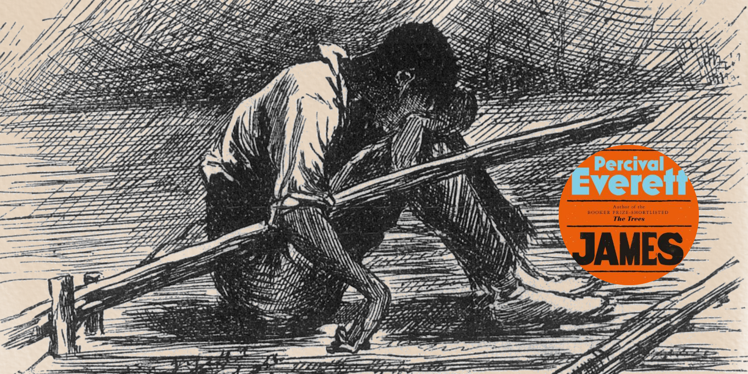 James sad on a raft.