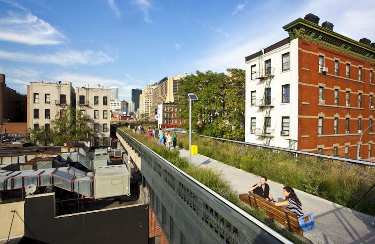 Highline walkway in New York.