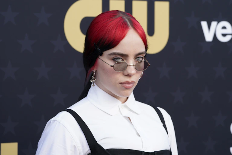 Billie Eillish at a red carpet event