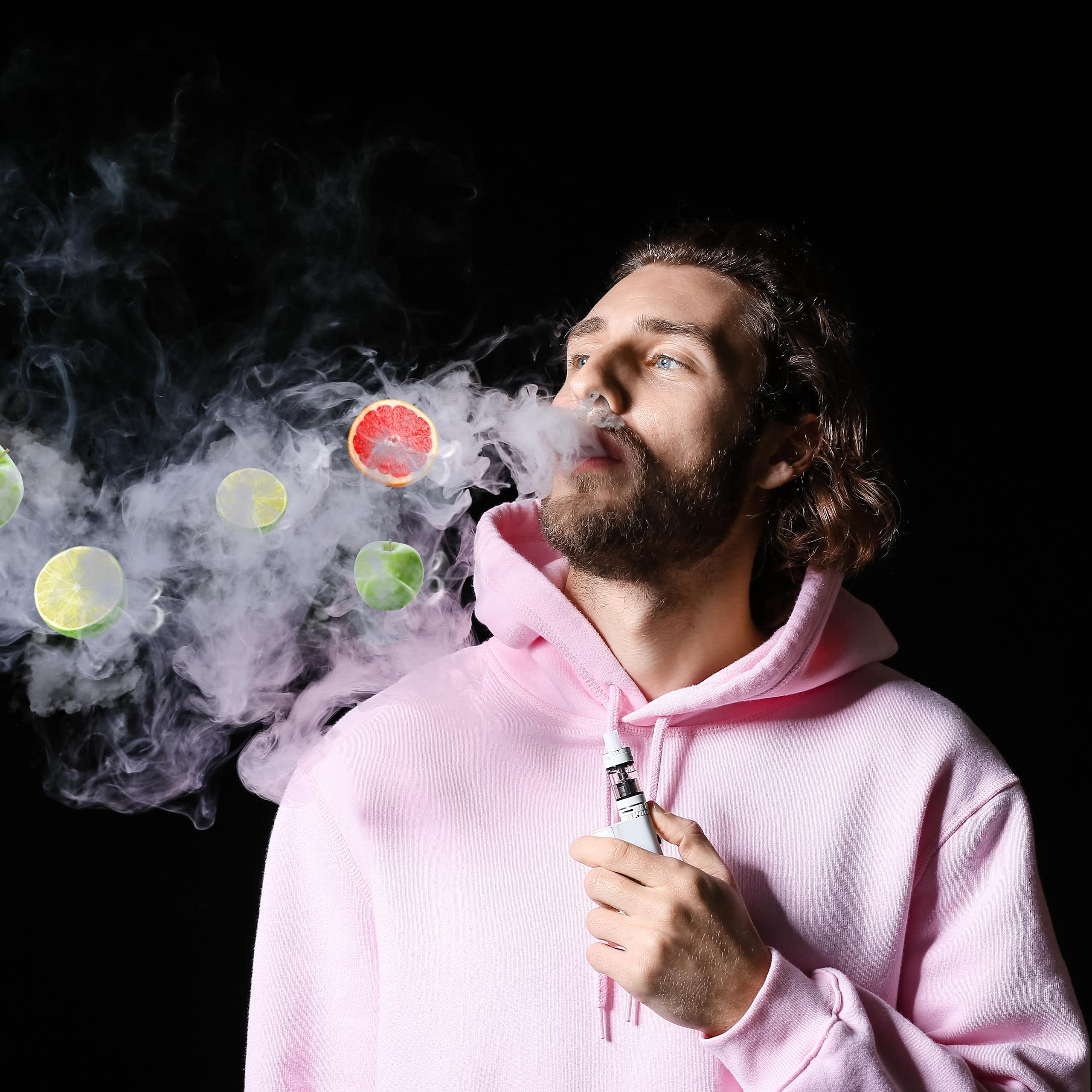 Flavoured vapes may produce many harmful chemicals when e-liquids are heated – new research