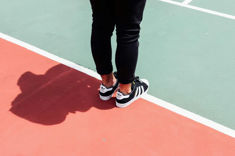 Man stands on court